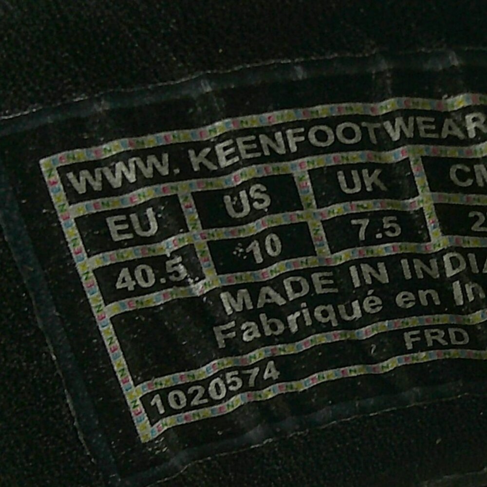 Keen Ana Cortez Leather Relaxed Casual Comfort Flip Flop Sandal Black Size 10 - Picture 6 of 13